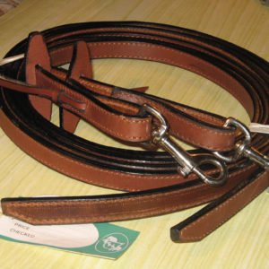 Western double stitched Reins